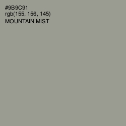 #9B9C91 - Mountain Mist Color Image